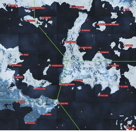 assassin's creed rogue map.